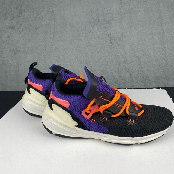 Nike Zoom Moc Men's size 11‎ Black Orange Purple Running Casual Shoes AUTHENTIC - Picture 1 of 13